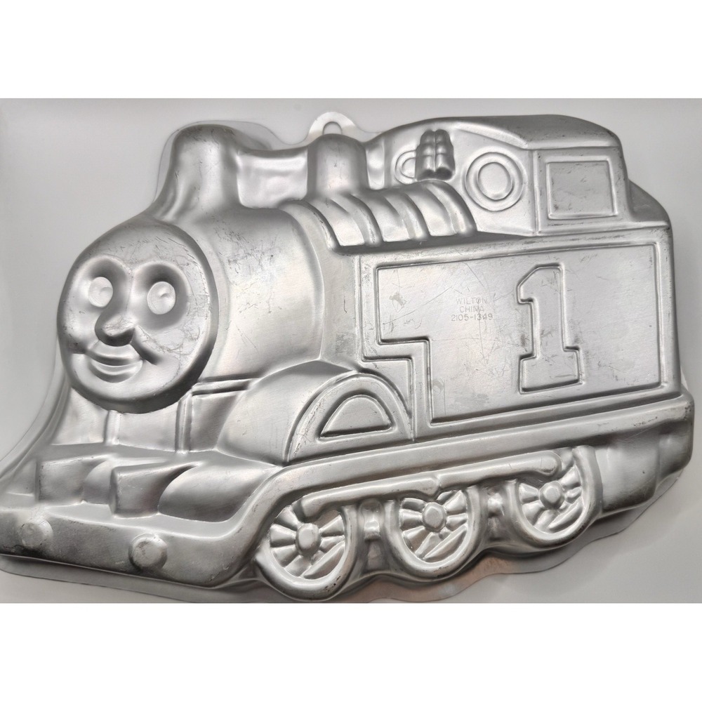 Vintage Wilton Train Cake Pan Aluminum Steam Engine‎ Character Mold 2105-1349